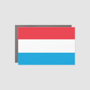 Luxembourg Flag Car Magnet
