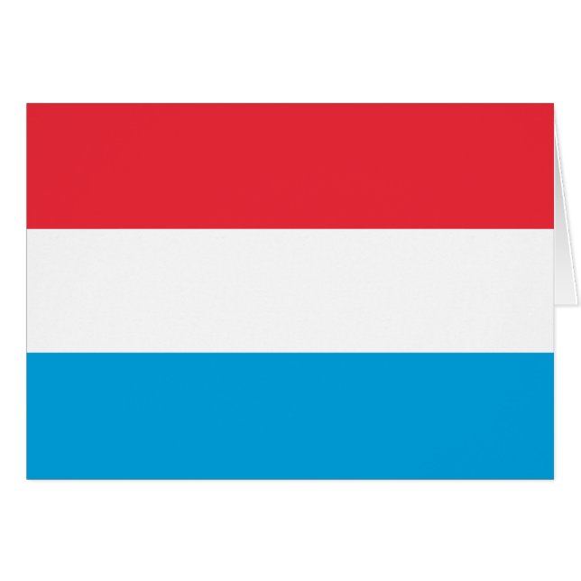 Luxembourg Flag Cards (Front Horizontal)