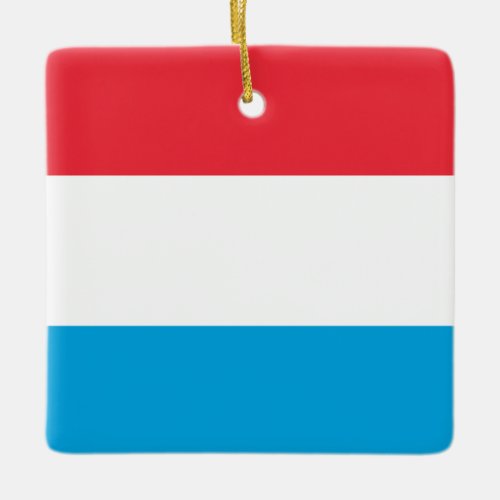 Luxembourg Flag  Ceramic Ornament