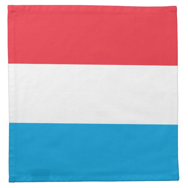 Luxembourg Flag Cloth Napkin (Front)