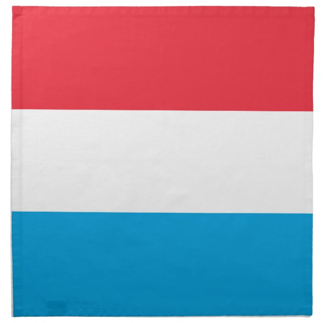 Luxembourg flag cloth napkin (Front)