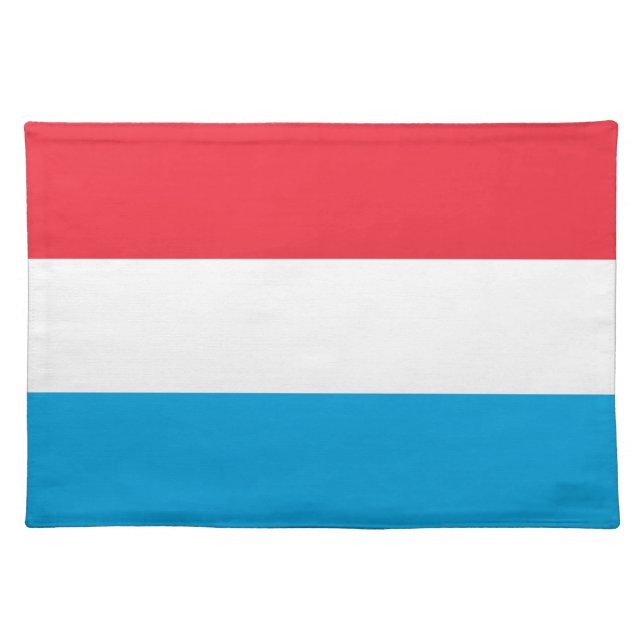 Luxembourg flag cloth placemat (Front)