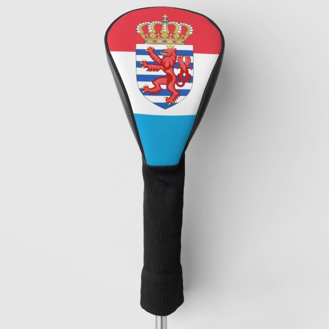 Luxembourg flag/ coat of arms golf head cover (Front)