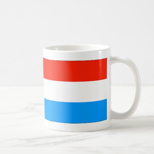 Luxembourg flag coffee mug