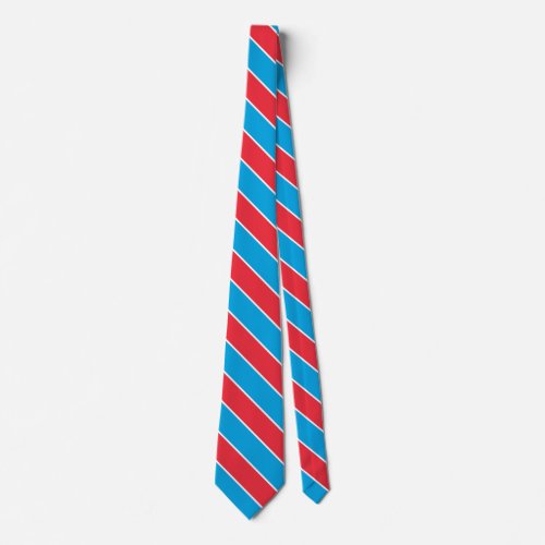 Luxembourg Flag Colors Elegant Neck Tie