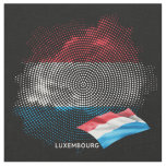 Luxembourg flag fabric