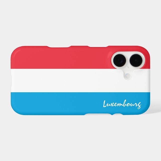 Luxembourg & Flag fashion, patriots / sports Case-Mate iPhone Case (Back (Horizontal))