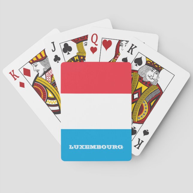 Luxembourg Flag Games, Luxembourg Playing Cards (Back)