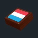Luxembourg Flag Gift Box<br><div class="desc">Patriotic flag of Luxembourg.</div>