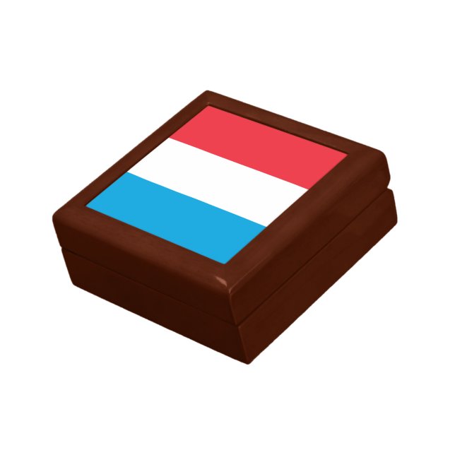 Luxembourg Flag Gift Box (Side)