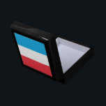 Luxembourg flag gift box<br><div class="desc">An ideal gift for all those who are patriotic of their country!</div>