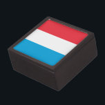 Luxembourg Flag Gift Box<br><div class="desc">Patriotic flag of Luxembourg.</div>