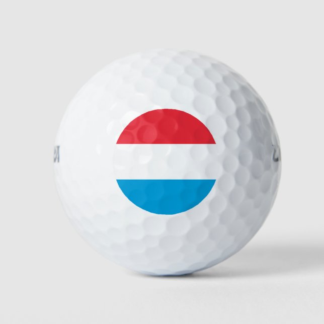 Luxembourg Flag Golf Balls (Front)