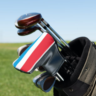 Luxembourg flag golf head cover
