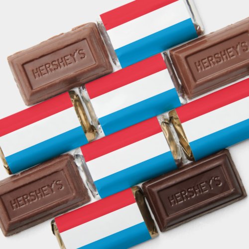 Luxembourg flag hersheys miniatures