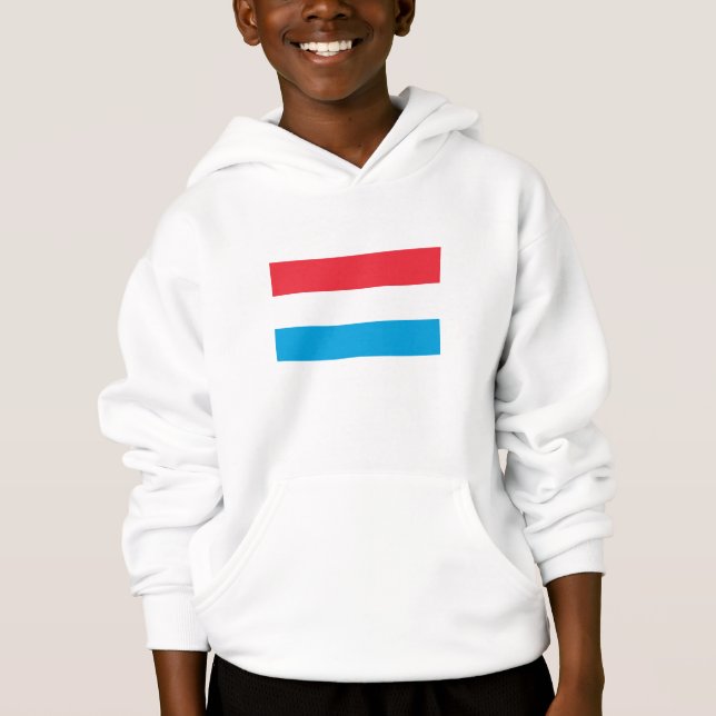 Luxembourg Flag Hoodie (Front)