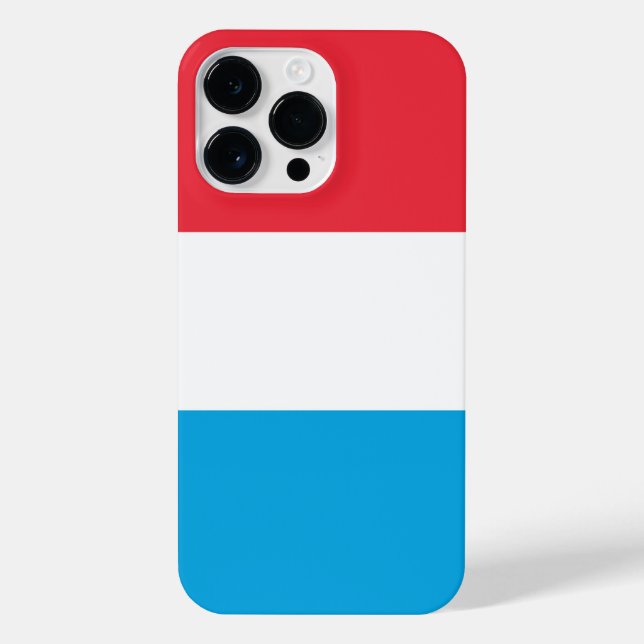 Luxembourg flag iPhone case (Back)