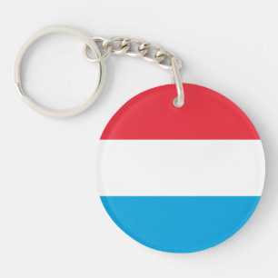 Luxembourg Flag Keychain