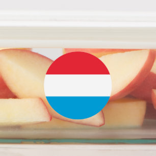 Luxembourg flag kids' labels