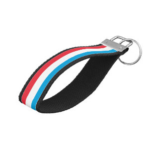 Luxembourg Flag & Luxembourg wrist keychain