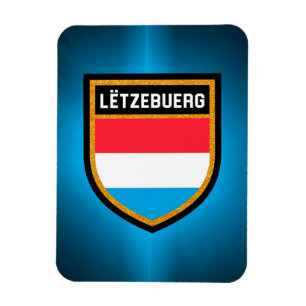 Luxembourg flag magnet