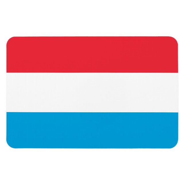 Luxembourg Flag Magnet (Horizontal)