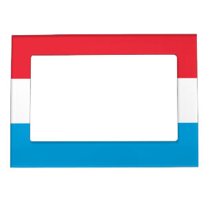 Luxembourg flag magnetic frame
