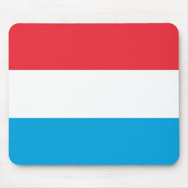 Luxembourg Flag Mouse Pad (Front)