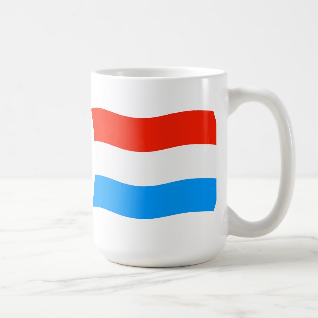 Luxembourg Flag Mug (Right)