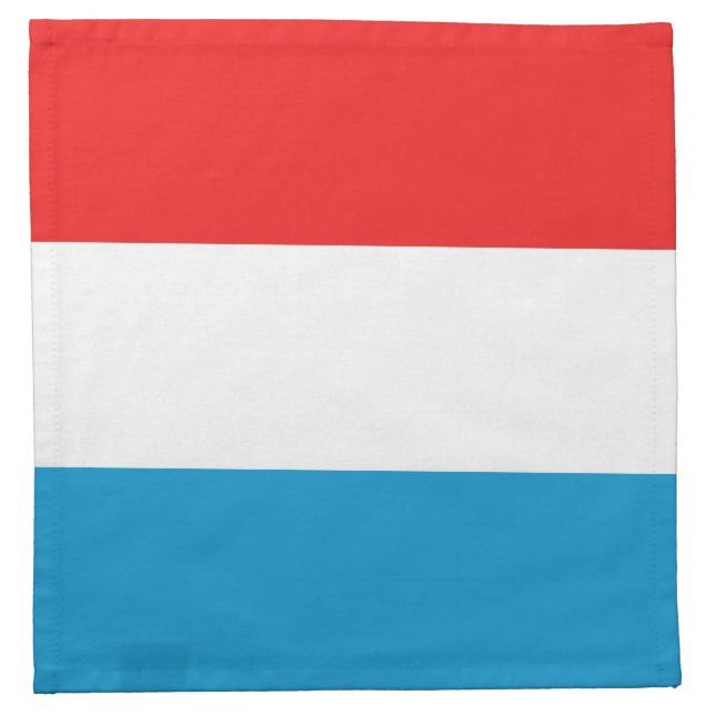 Luxembourg Flag Napkin (Front)
