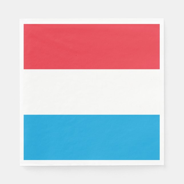 Luxembourg Flag Napkins (Front)