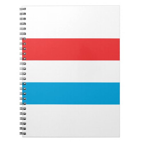 luxembourg flag notebook