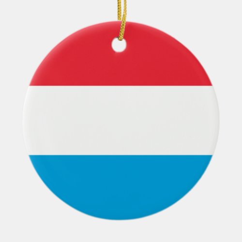 Luxembourg Flag Ornament