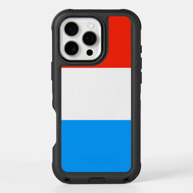 Luxembourg Flag Otterbox iPhone Case (Back)