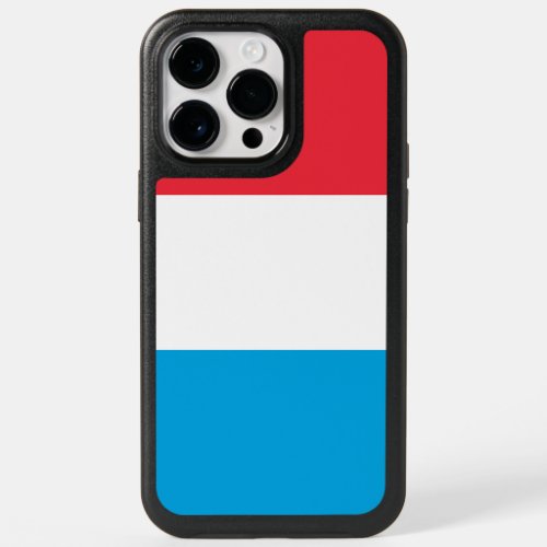 Luxembourg flag OtterBox iPhone 14 pro max case