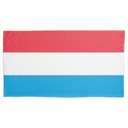Luxembourg flag pillow case