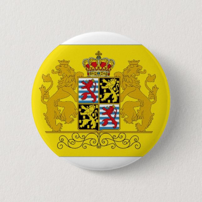 Luxembourg Flag Pinback Button (Front)