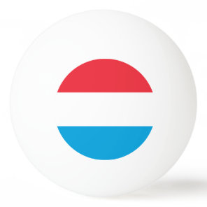 Luxembourg Flag Ping Pong Ball