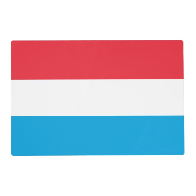 Luxembourg flag placemat (Front)