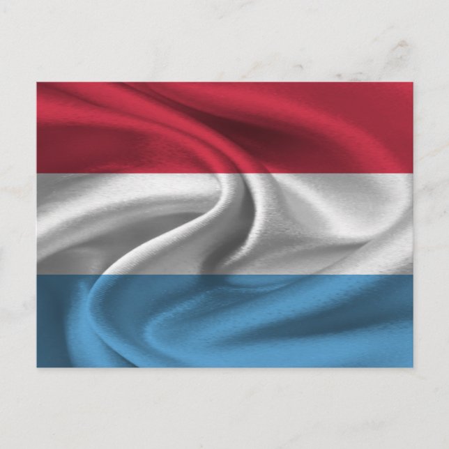 Luxembourg Flag Postcard (Front)