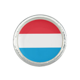Luxembourg Flag Ring