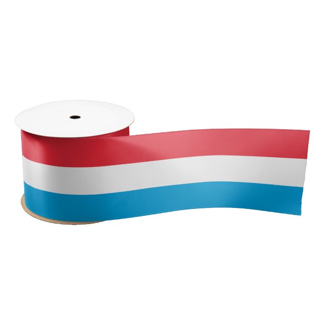 Luxembourg Flag Satin Ribbon (Spool)