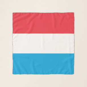 Luxembourg flag scarf