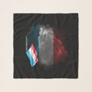 Luxembourg flag scarf