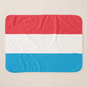 Luxembourg Flag Sherpa Blanket