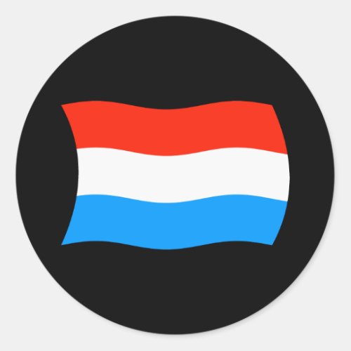 Luxembourg Flag Sticker
