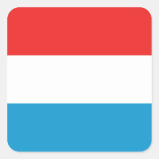 Luxembourg Flag Sticker