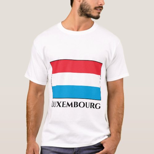 Luxembourg Flag T_Shirt