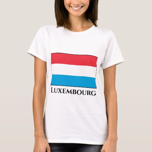 Luxembourg Flag T_Shirt