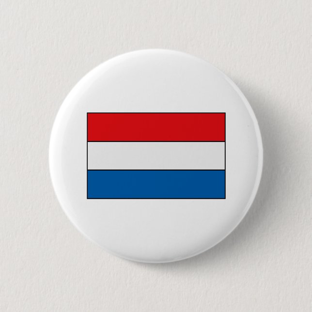 Luxembourg Flag T-shirts and Gifts Button (Front)
